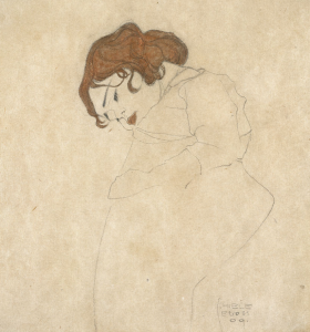 La jeune fille endormie, Egone Schiele-
