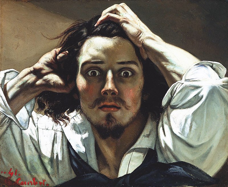 Gustave Courbet - Le Désespéré illustre angoisse